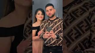 Karan Aujla Status With His Wife||Karan Aujla Wife New Status_#shorts#karanaujla#karanaujlawife#song