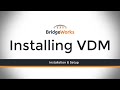 VDM - Installing VDM