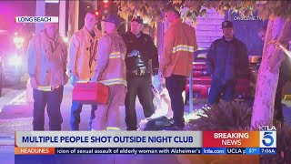 7 hospitalized after shooting outside Long Beach night club
