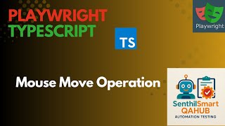 Playwright#14 Mouse Move Operation | Hover() Function in Playwright | Step-by-Step Guide