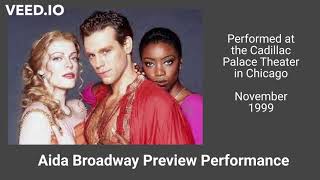 Aida -  Elaborate Lives/Not Me (Reprise) - Live Broadway Preview Performance in Chicago (Audio Only)