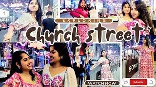 Bangalore ka ❤️ Church street vlog🤩 Sister's day out|Church street edition| Church street adventure😍