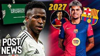 ARABIA, MÁS CERCA de FICHAR a VINICIUS | LUIS DÍAZ, OPCIÓN FAVORITA del BARÇA