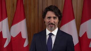 Prime Minister Trudeau delivers a message on Eid al-Fitr