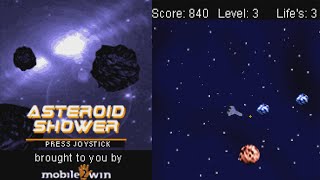 Asteroid Shower JAVA GAME (Mobile2win 2003)