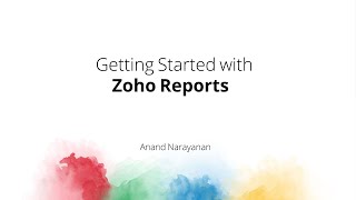 Getting Started With Zoho Analytics