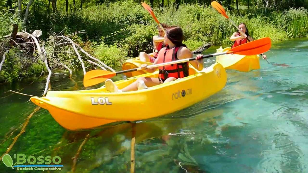 Kayak Sul Tirino, Il Fiume Dalle Limpide Acque In Abruzzo - YouTube