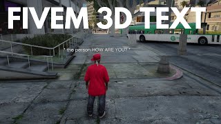 fivem 3d text | Fivem Store