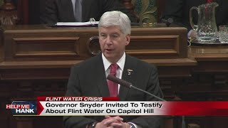 Governor Snyder invited to testify about Flint water on Capitol Hill