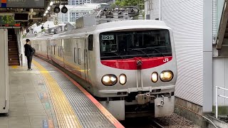 【東海道貨物線検測（復路）】E491系East i-Eが大崎駅に到着するシーン（試9834M）2021.9.26