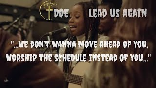Lead us again (lyrics) by DOE