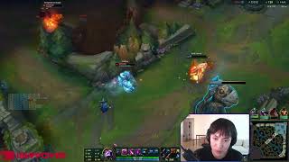 Doublelift reacts to katevolved runs this server