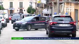 Avellino, violenza tra i giovani: 19enne minacciato e picchiato in via De Concilii