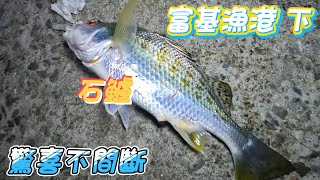 【游刃有魚】富基漁港 下 驚喜不間斷 連續中魚 母光後 狗母梭 咬不停 石鱸 成仔丁 兔頭魨 火斑笛鯛 赤翅仔 金線魚 鐵板 磯釣 沉底 天亞 岸拋 米諾 路亞 軟蟲 #fishing #游刃有魚