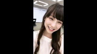 2018.05.12ウェザーニュースLiVEインスタ 松雪彩花