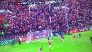 All Ireland Semi Final Replay 2014 Mayo Scores Point 11 Donal Vaughan