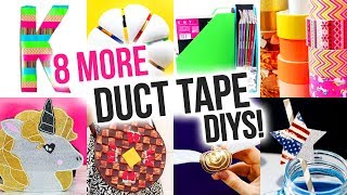8 Easy Duct Tape DIY Ideas!