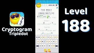 Cryptogram Tripledot Level 188 Answer | SolutionGuruji