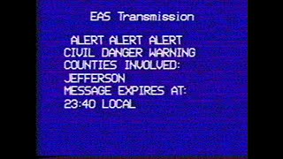 EAS Scenario - Disturbing Emergency Alert System Broadcast (1999)