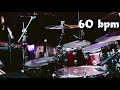 60 bpm drum track batería straight beat eighth notes