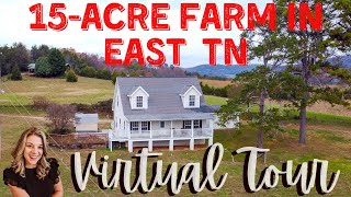 15-Acre Farm For Sale New Market, TN   -  2 houses, loft barn, multiple pastures, large shed, + more