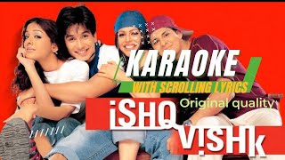 ishq vishq pyar vyar karaoke with scrolling lyrics #kumarsanu #karaoke #viral #lyrics #ksprince #fyp