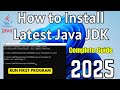 How to Install  Java JDK 23 on Windows 11 [2025]  Complete Guide |  Latest Java Installation