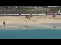 danger md 82 jet blast at maho beach st. maarten 2014 01 13