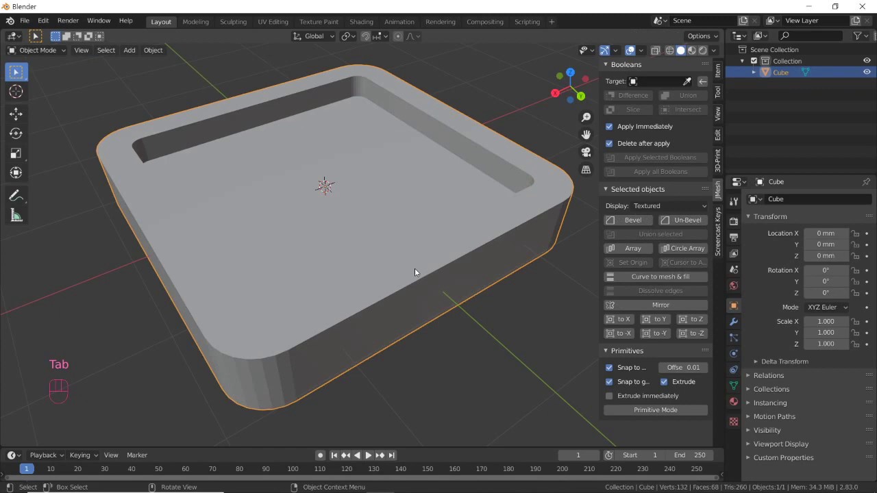 Blender 2.8 Hard Surface Modeling Practice #2 - YouTube