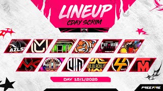 CDAY SCRIM 5 GAME DAY 16