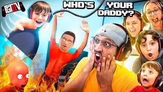 WHO'S YOUR DADDY?  Save the Little Dumb Things! (FGTeeV 6 Player Challenge)