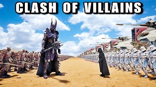 DARTH VADER'S ARMY VS SAURON'S ARMY | Ultimate Epic Battle Simulator 2 | UEBS 2
