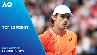 Alex de Minaur Top 10 Points | Australian Open 2024