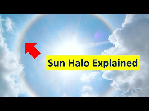 What causes a sunbow?