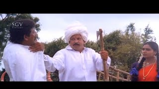 Dr. Vishnuvardhan Saves Shruthi From Kote Prabhakar and Shobharaj | Veerappa Nayaka Kannada Scene