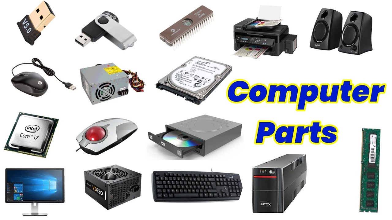Computer Parts Name English At Olivia Nichols Blog