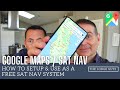 HOW TO SETUP & USE GOOGLE MAPS AS A FREE IN CAR SAT NAV | AVOID CAR RENTAL CHARGES