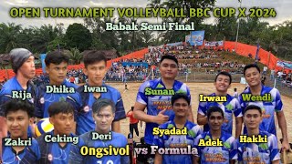 🔴 Pemain Transfer Pon Sumbar vs Dishub Bandung || ONGSIVOL vs FORMULA || Semi Final