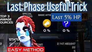 Scytalis Last Phase 5% HP Useful Trick 🤣 |