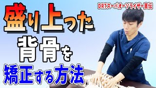 【DRT 整体 大阪】DRT 整体 に詳しい 大阪のたかだ整骨院が盛り上がった背骨をリコイルする方法についてお伝えしてます。