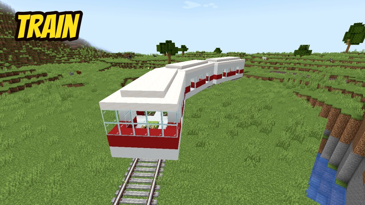 Build Realistic Train In Minecraft - Create Mod V0.5 - YouTube