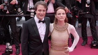 August Diehl and Valerie Pachner on the red carpet for A Hidden Life in Cannes