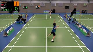 Pan Yin Long 🇨🇳 - Yudai Okimoto 🇯🇵, MS, Yonex Dutch Junior International 2023