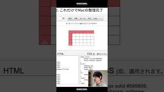 テーブルタグ（HTML CSS）の賢い作り方 #shorts