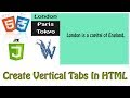 Vertical tabs in html using css , Vertical Tabs Responsive Bootstrap By Amazing Techno Tutorials