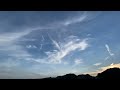 timelapse797 【青空と雲】 龍雲 天使の梯子 雲のタイムラプス動画 音有