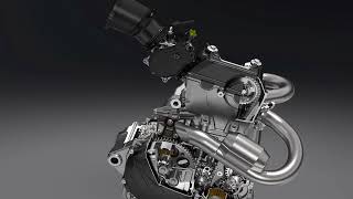 2018 Honda CRF250R Cutaway Engine Animation