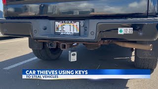 Thieves get creative with stealing cars on Oahu