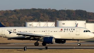 Delta airlines Airbus A320-211 (HOWL FOPP WHISTLE) fly overhead approach (MSP-IND)