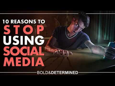 10 REASONS TO STOP USING SOCIAL MEDIA 10 REASONS TO STOP USING SOCIAL MEDIA